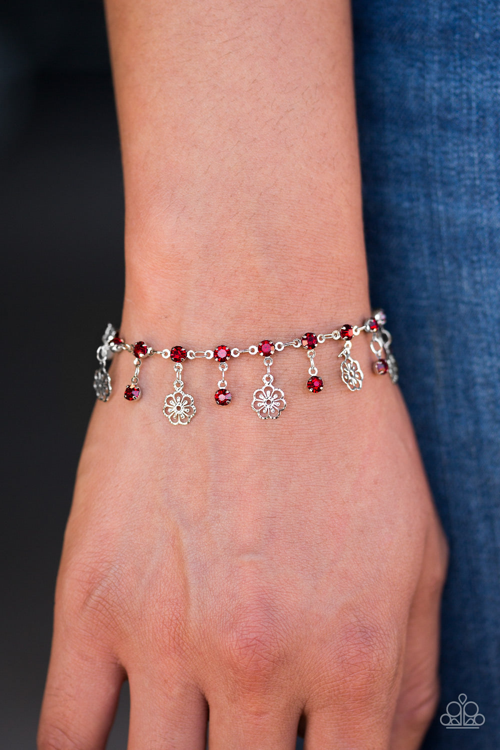 HIBISCUS BREEZE RED BRACELET