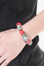 Load image into Gallery viewer, SEIZE THE SEASON RED BRACELET
