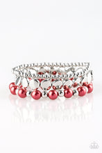 Load image into Gallery viewer, GIRLY GIRL GLAMOUR RED BRACELET
