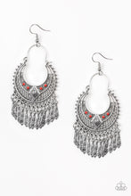 Load image into Gallery viewer, Walk On The Wildside RED EARRINGS
