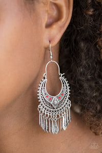 Walk On The Wildside RED EARRINGS