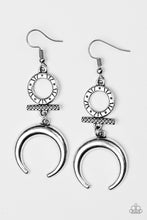 Load image into Gallery viewer, MAJESTICALLY MOON CHILD SILVER EARRINGS
