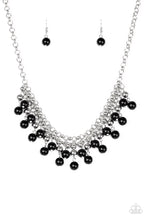 Load image into Gallery viewer, FRIDAY NIGHT FRINGE BLACK NECKLACE
