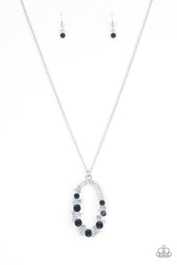 Spotlight Social - Blue NECKLACE