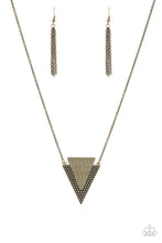 Load image into Gallery viewer, ANCIENT ARROW BRASS NECKLACE
