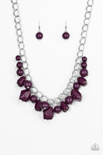 Load image into Gallery viewer, Gorgeously Globetrotter - Purple NECKLACE
