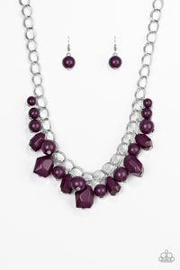 Gorgeously Globetrotter - Purple NECKLACE