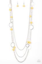 Load image into Gallery viewer, BEACHSIDE BABE YELLOW NECKLACE
