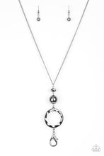 Load image into Gallery viewer, BOLD BALANCING ACT BLACK NECKLACE
