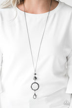 Load image into Gallery viewer, BOLD BALANCING ACT BLACK NECKLACE
