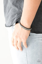 Load image into Gallery viewer, MODERN MARINER BLACK BRACELET
