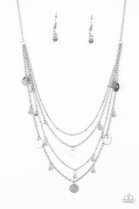 Classic Class Act - Purple NECKLACE