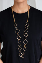 Load image into Gallery viewer, BACKED INTO A CORNER GOLD NECKLACE
