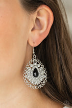 Load image into Gallery viewer, Glamour Grandeur - Black EARRINGS
