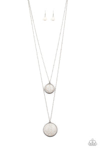 DESERT MEDALLIONS WHITE NECKLACE