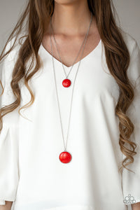 DESERT MEDALLIONS RED NECKLACE