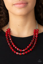 Load image into Gallery viewer, Glitter Gratitude - Red NECKLACE
