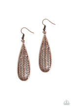 Load image into Gallery viewer, TERRA TEARS COPPER EARRINGS
