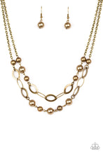 Load image into Gallery viewer, GLIMMER Takes All BRASS NECKLACE
