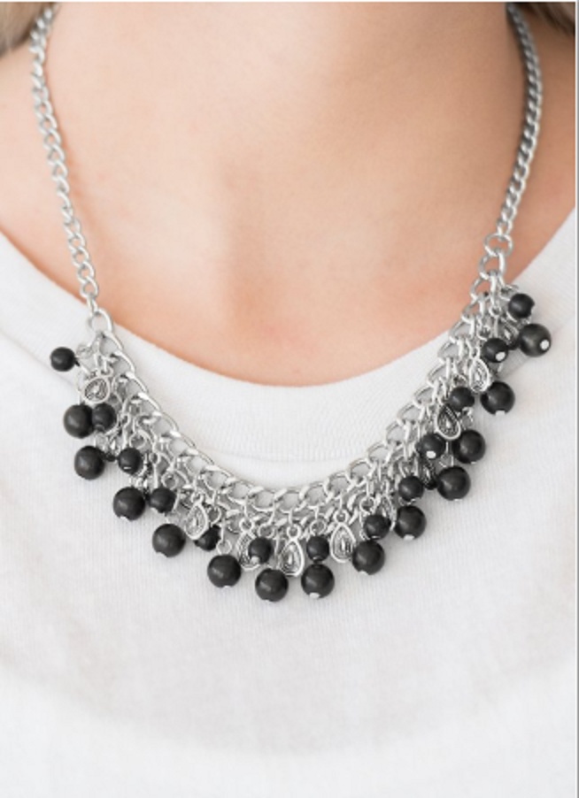 Poshly Paleo - Black NECKLACE