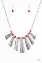 Load image into Gallery viewer, SASSY STONEHENGE RED NECKLACE
